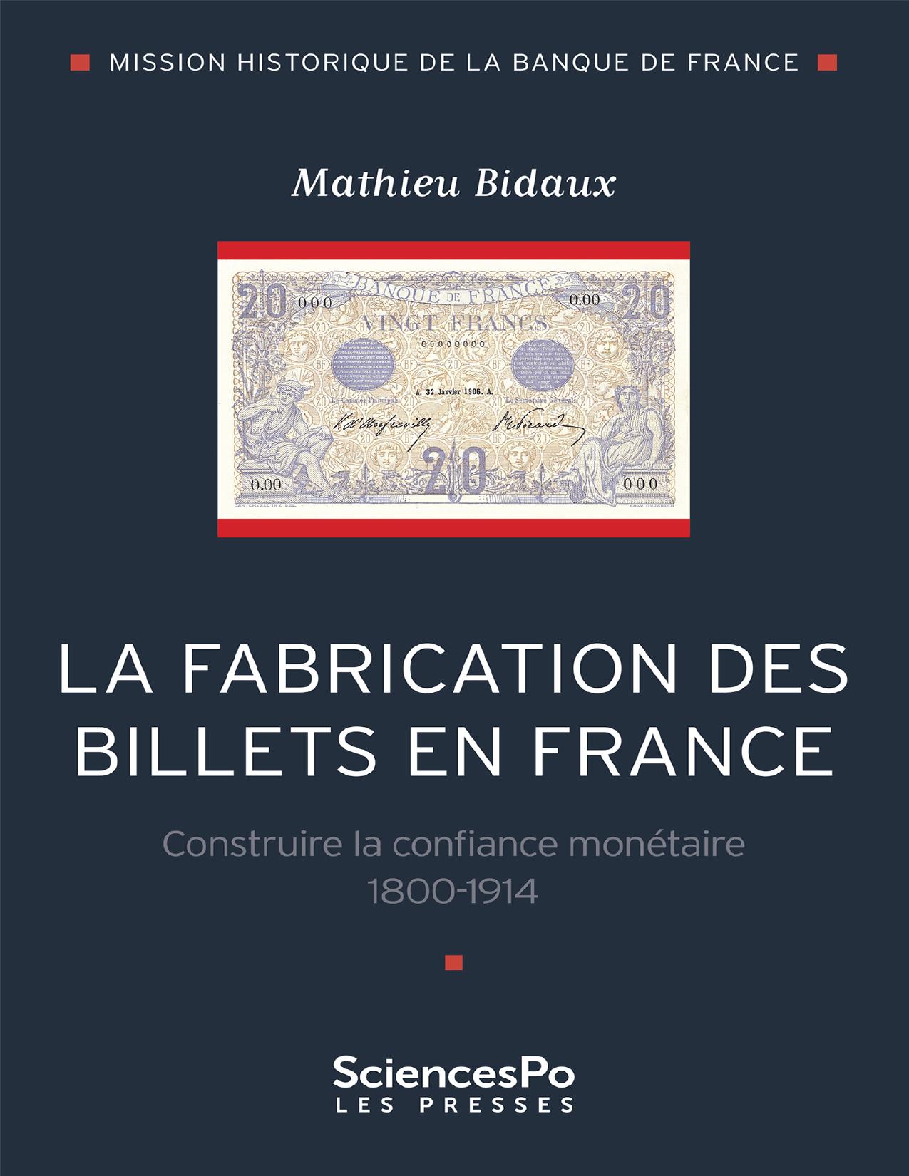 La fabrication des billets en France